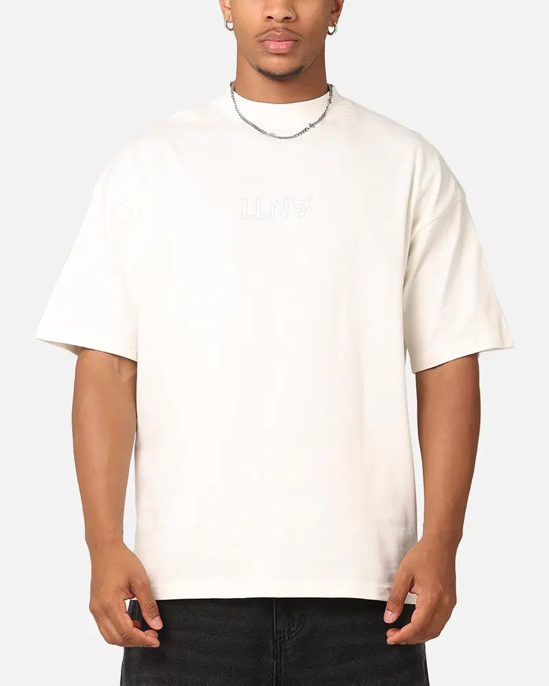 The Anti Order Anti Xy Mock Neck T-Shirt Off White 1