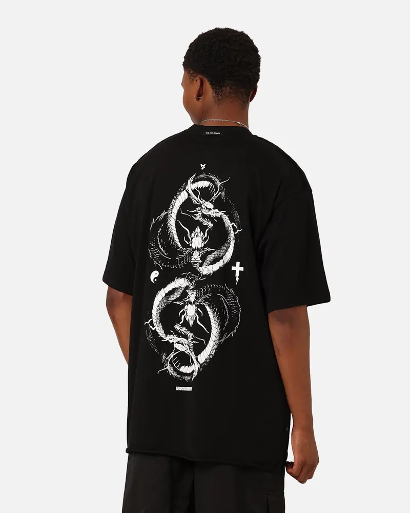 The Anti Order Double Dragon Baggy T-Shirt Black 1