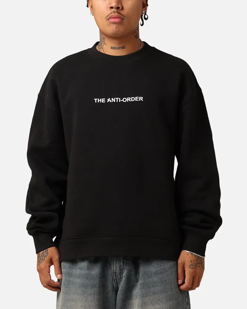 The Anti Order Endless Egress Crewneck Black 1