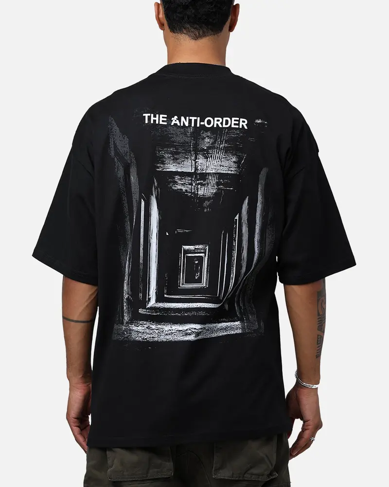The Anti Order Endless Egress Mock T-Shirt Black 1