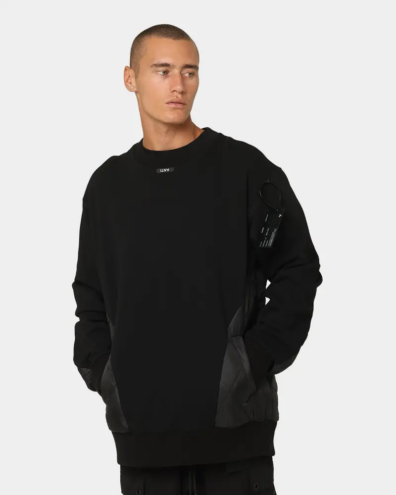 The Anti Order Fvntom Crewneck Black/Reflective 1