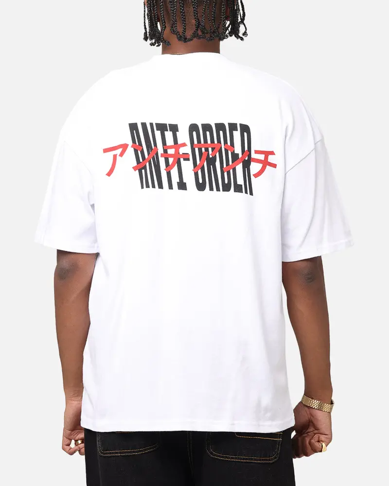 The Anti Order Junya Drop Shoulder T-Shirt White 1