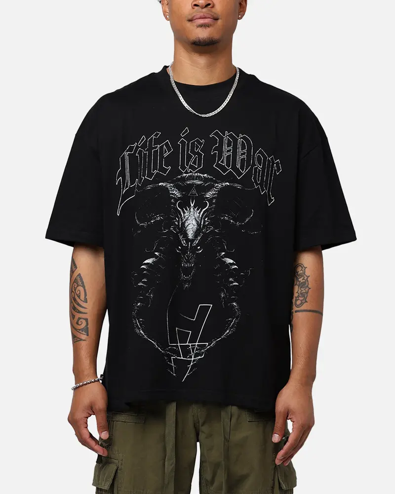The Anti Order Life Is War T-Shirt Black 1
