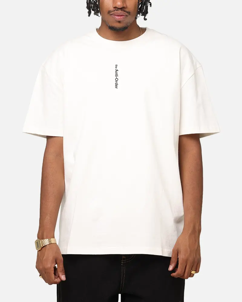 The Anti Order Process Boxy T-Shirt Off White 1