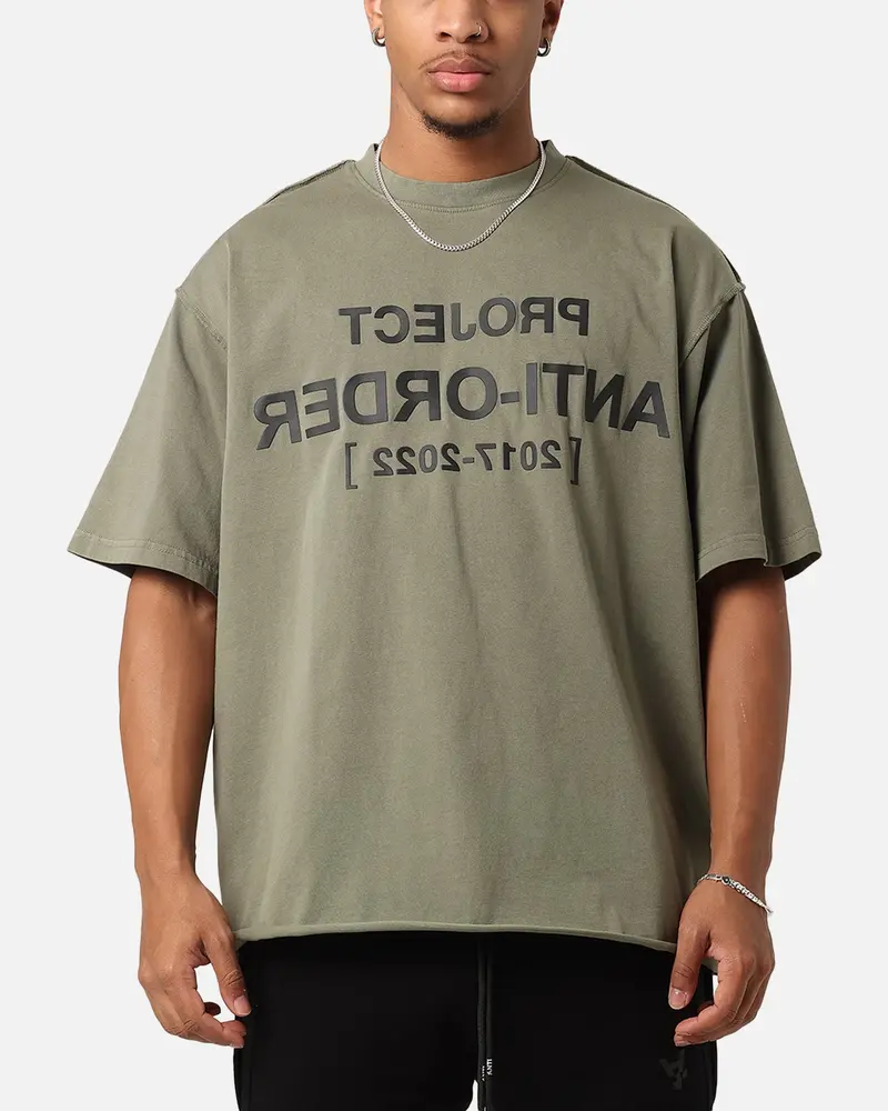 The Anti Order Project Anti Non Seam T-Shirt Vintage Army 1