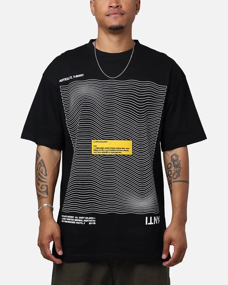The Anti Order Shurt T-Shirt Black 1