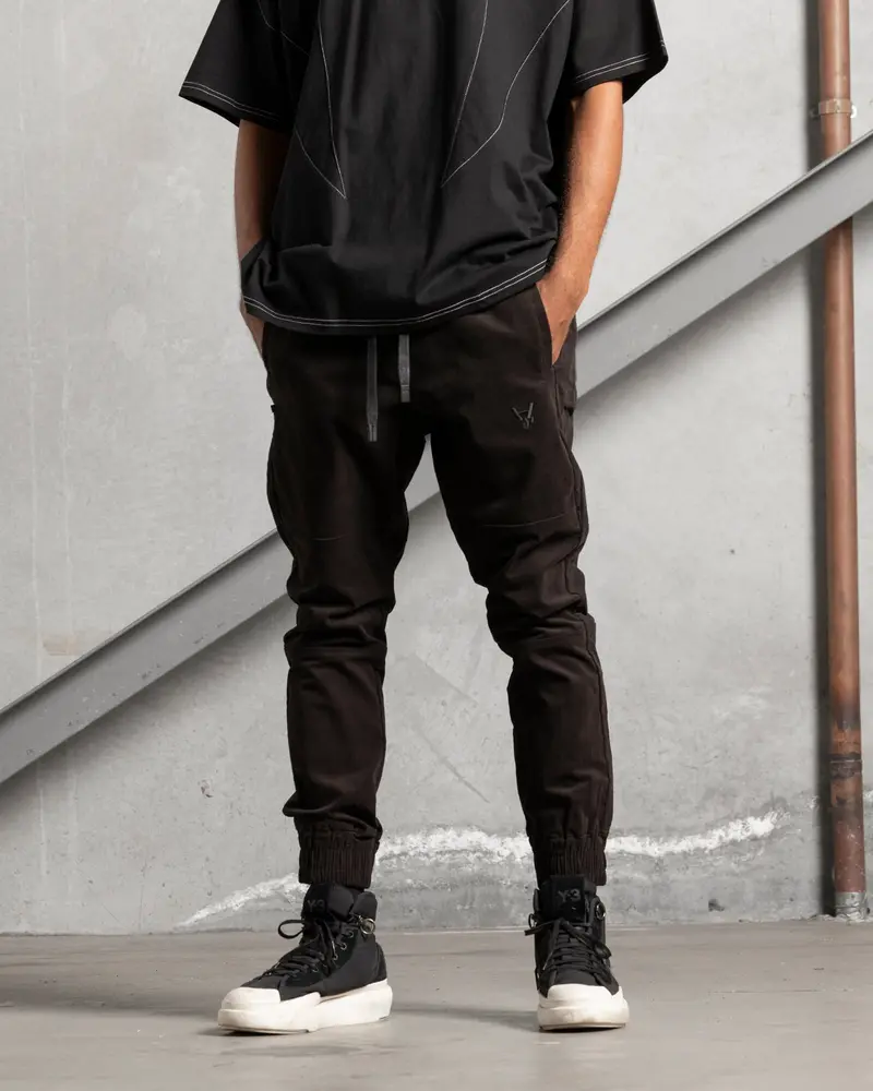 The Anti Order Suburbian Corduroy Jogger Black 1