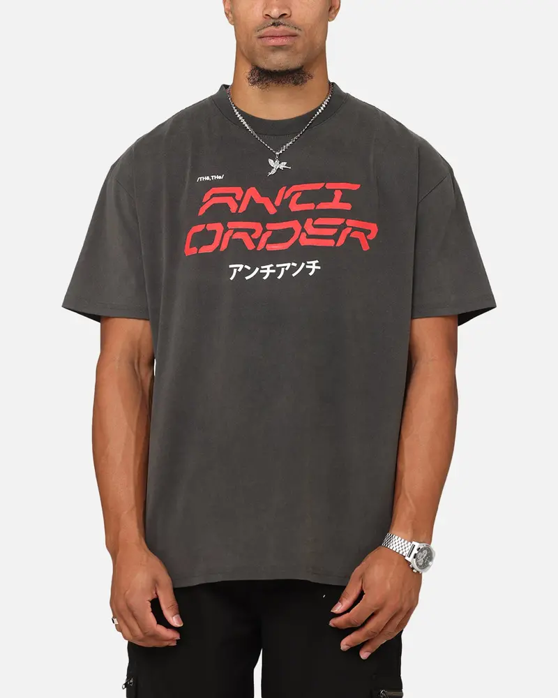 The Anti Order Tori Boxy T-Shirt Black Wash 1