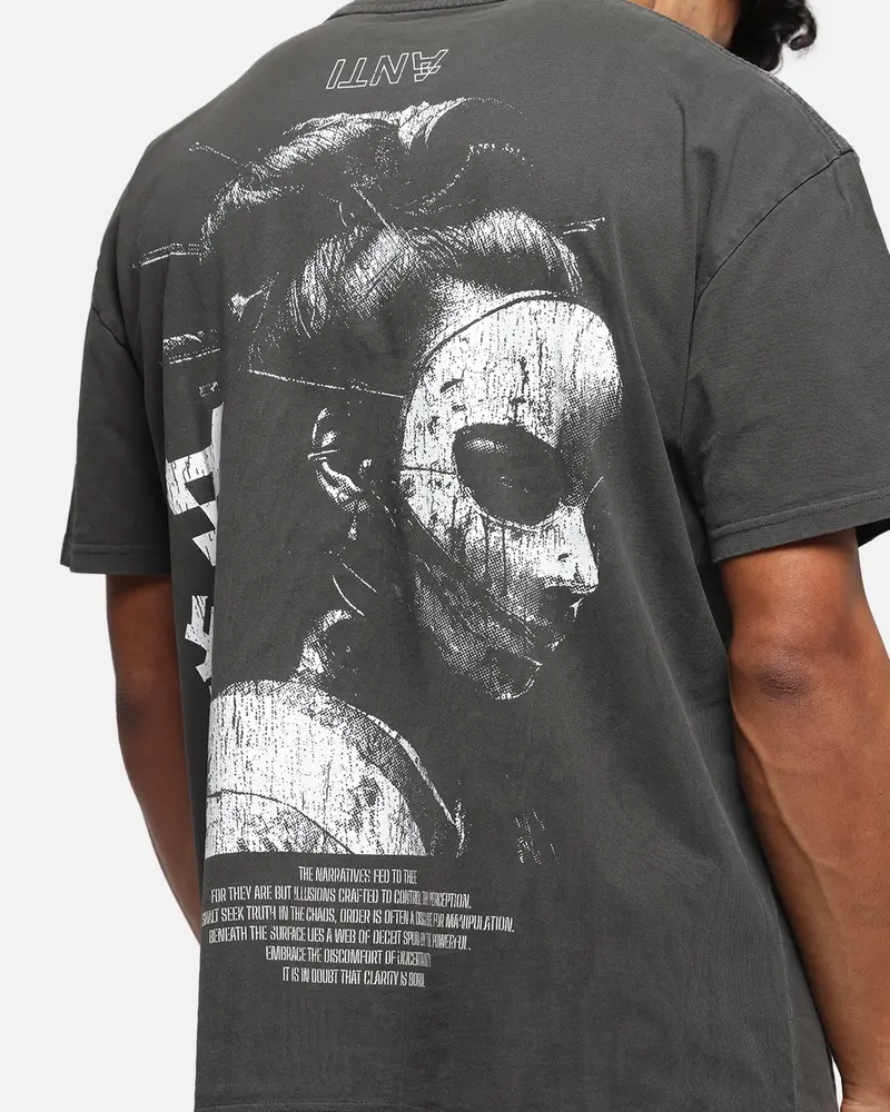The Anti Order Truth In Chaos Boxy T-Shirt Black Wash 7