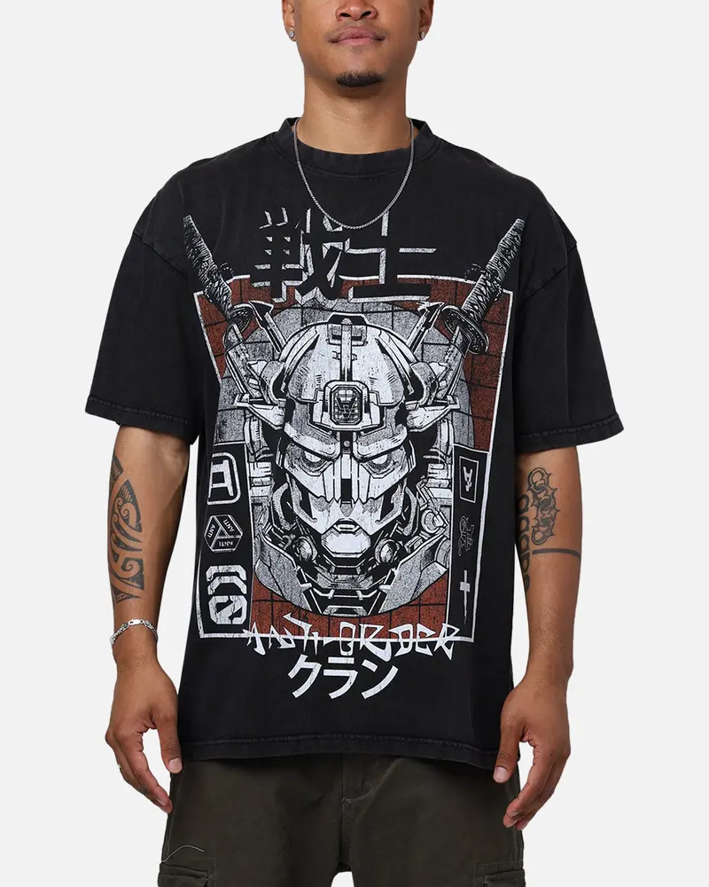 The Anti Order Warrior Clan T-Shirt Black Wash 1