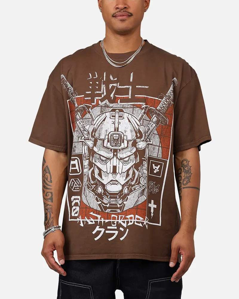 The Anti Order Warrior Clan T-Shirt Washed Brown 1