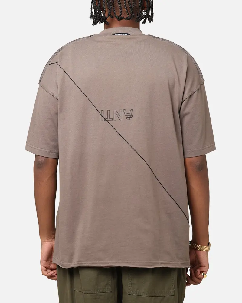 The Anti Order Xy Aesthetic Non Seam T-Shirt Vintage Brown 1