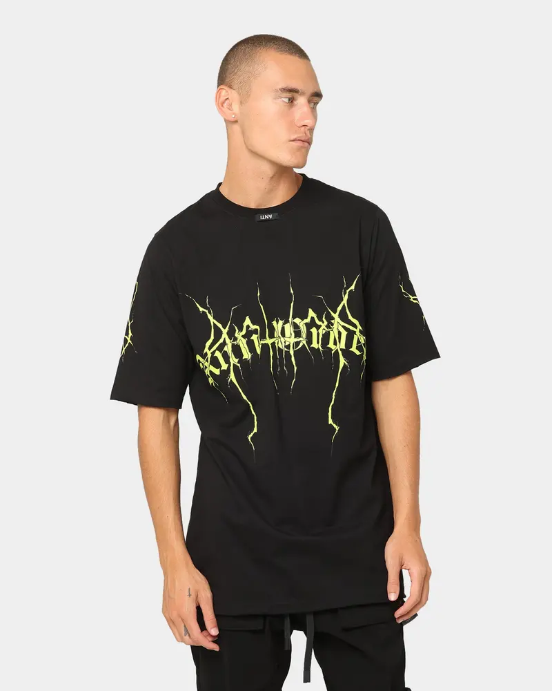 The Anti Order Youthquake T-Shirt Black/Green 1