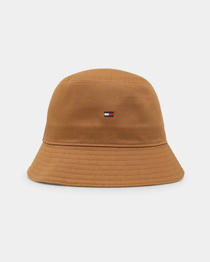 Tommy Hilfiger Essential Flag Bucket Hat Desert Khaki 1