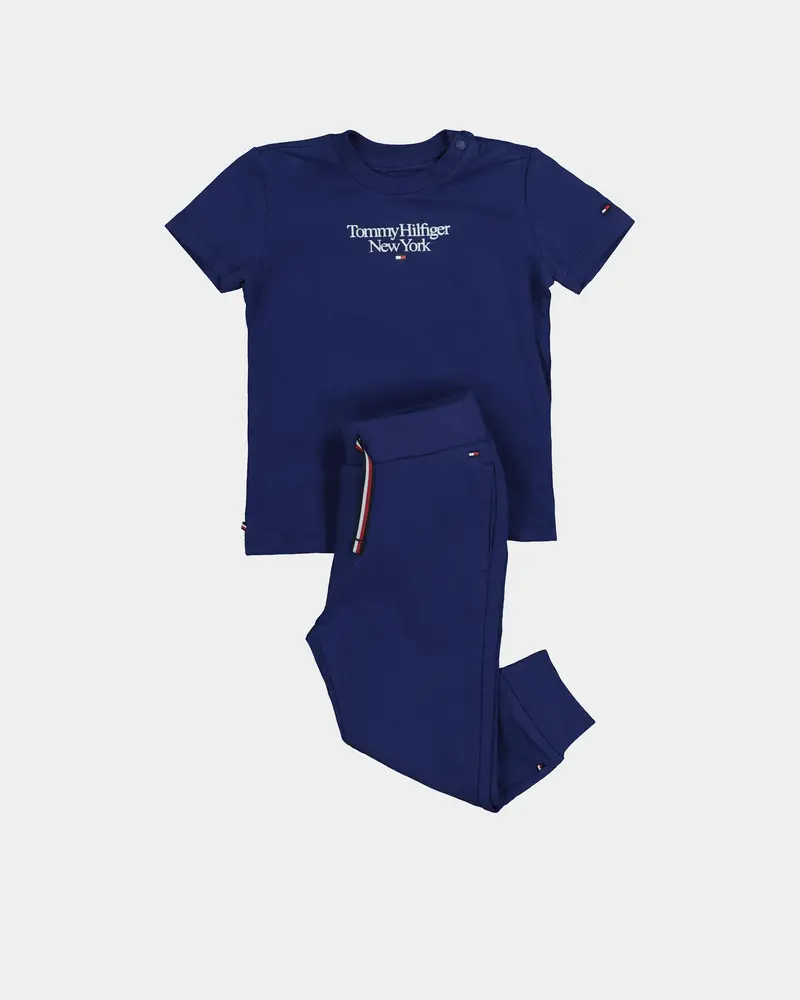 Tommy Hilfiger Infants' Essential Sweatpants Set Pilot Blue 1