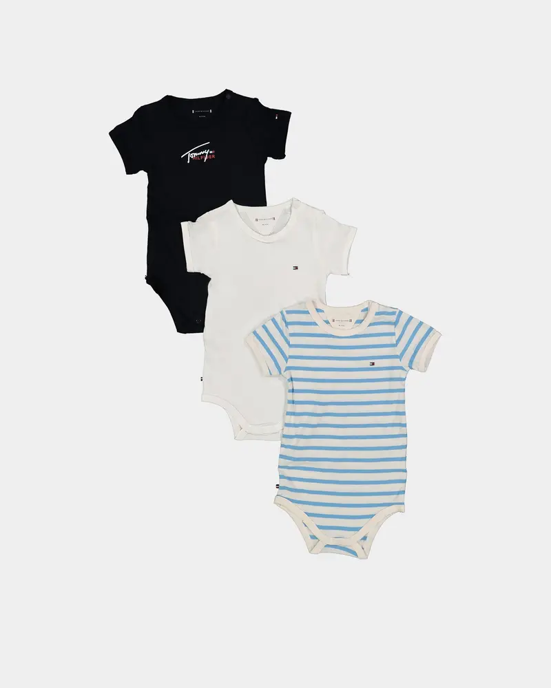 Tommy Hilfiger Kids' Baby Body 3 Pack Gift Box Multi 1