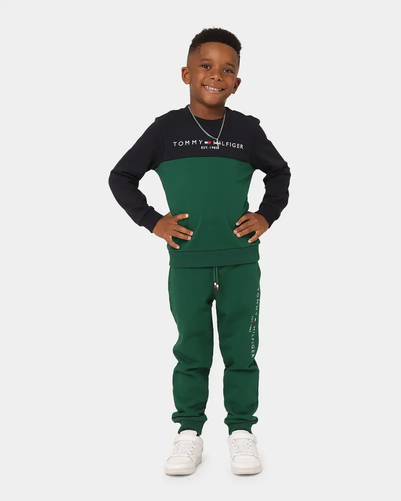 Tommy Hilfiger Kids' Essential Colourblock Set Prep Green 1