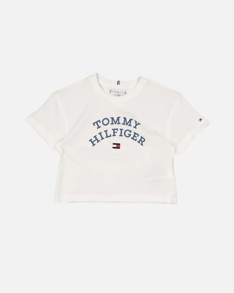 Tommy Hilfiger Kids' Flag T-Shirt White 1