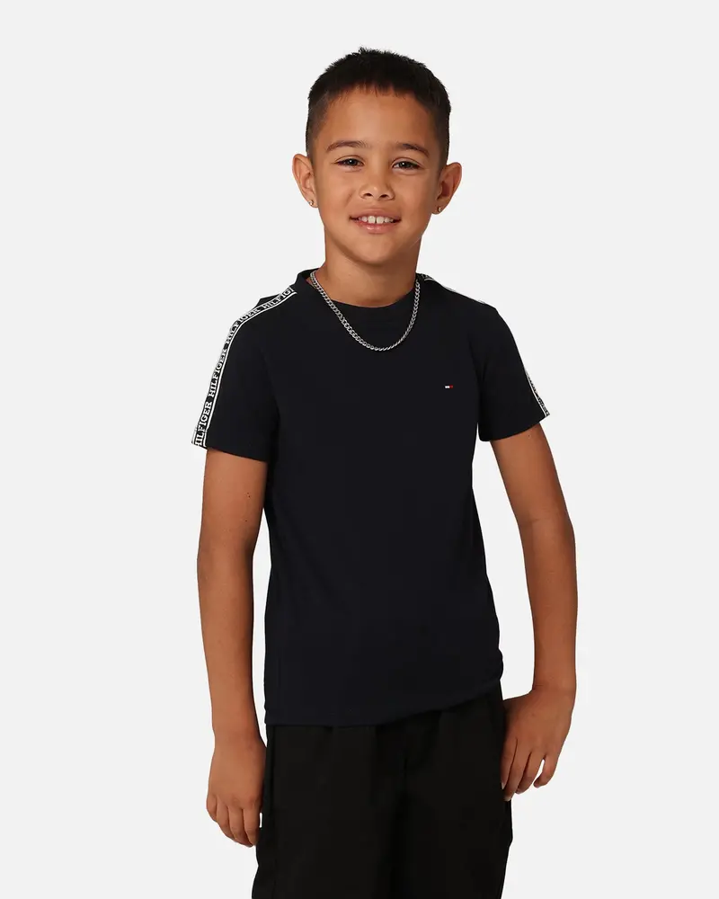 Tommy Hilfiger Kids' Tape T-Shirt Desert Sky 1