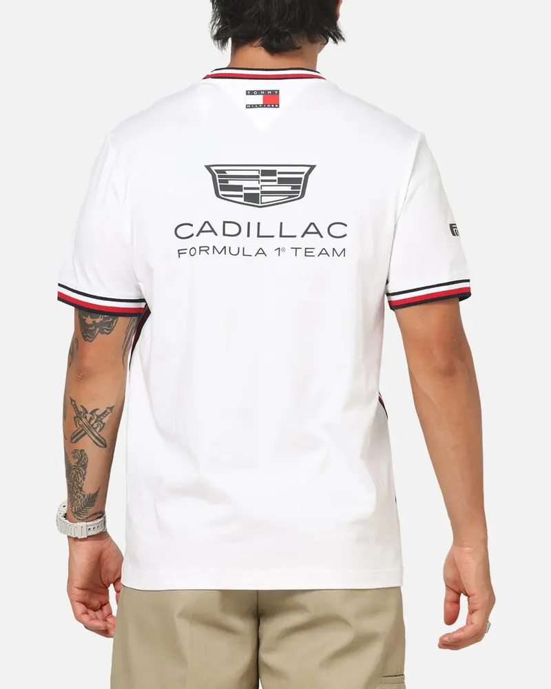 Tommy Hilfiger X Cadillac Formula 1 Team Replica T-Shirt White 1