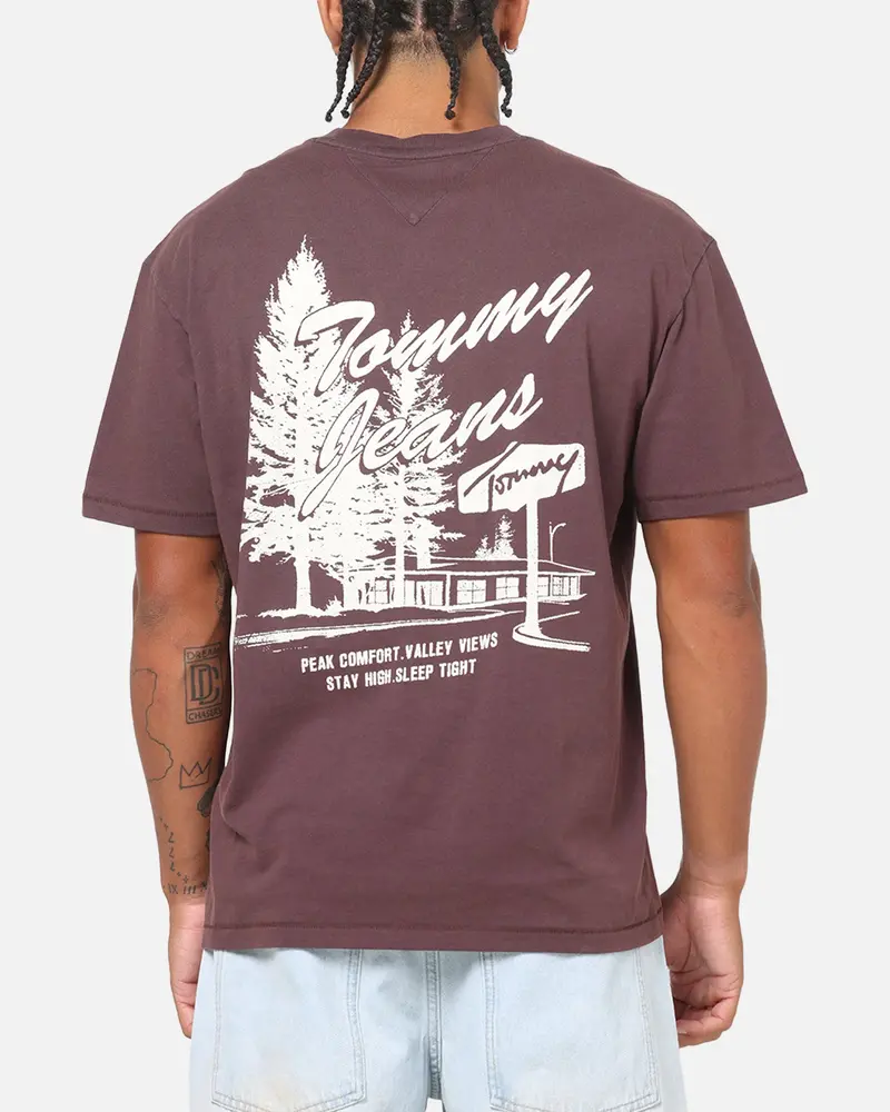 Tommy Jeans Relax Novelty T-Shirt Brown 1