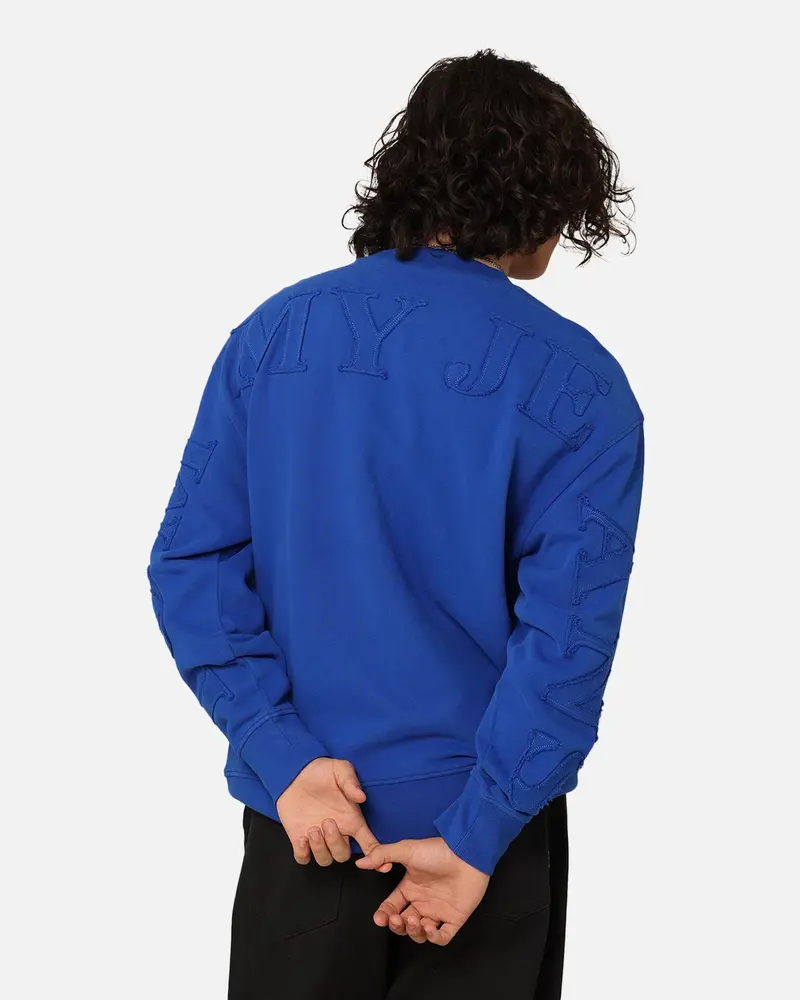 Tommy Jeans Relaxed Tonal Appliqué Crewneck Ultra Blue 1