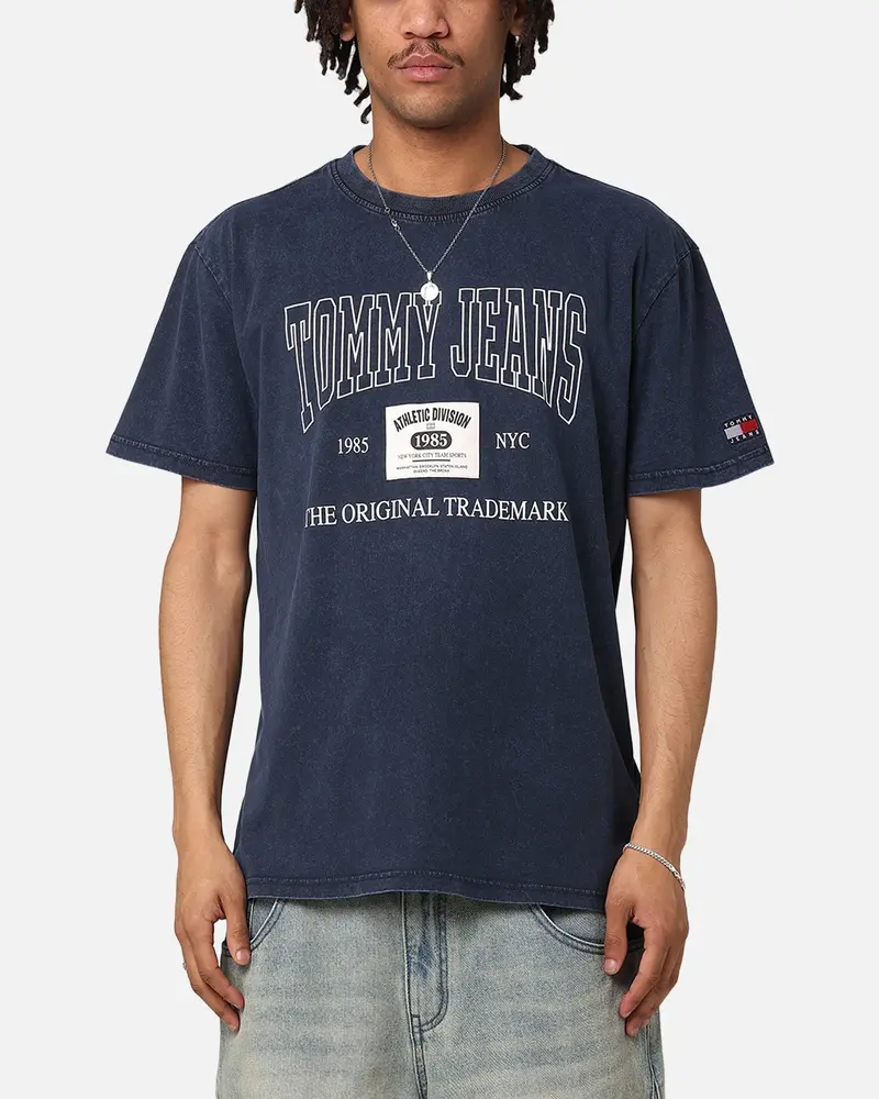 Tommy Jeans Tjm Archive Logo T-Shirt Dark Night Navy 1