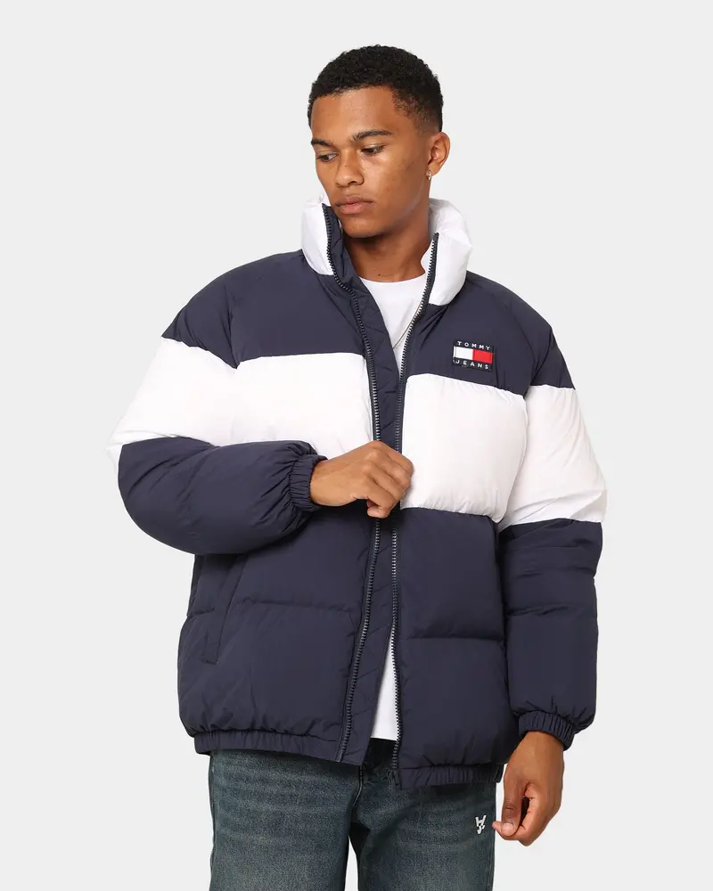 Tommy Jeans Tjm Authentic Serif Puffer Jacket Twilight Navy 1