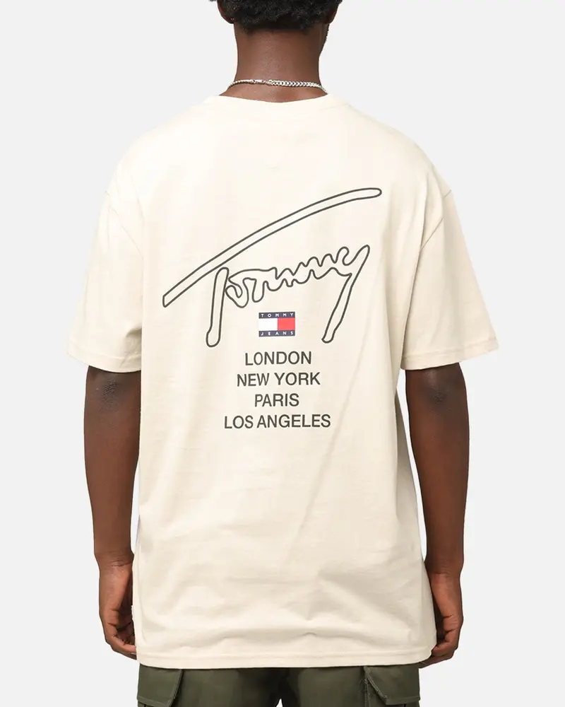 Tommy Jeans Tjm City Twist T-Shirt Newsprint 1
