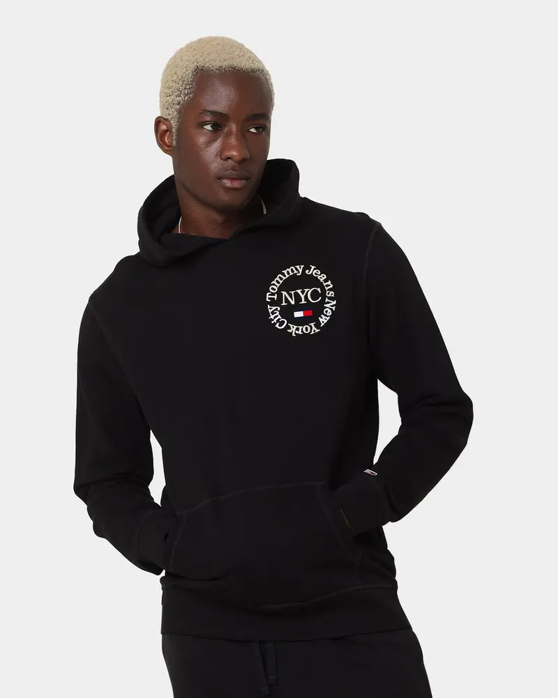 Tommy Jeans Tjm Timeless Circle Hoodie Black 1