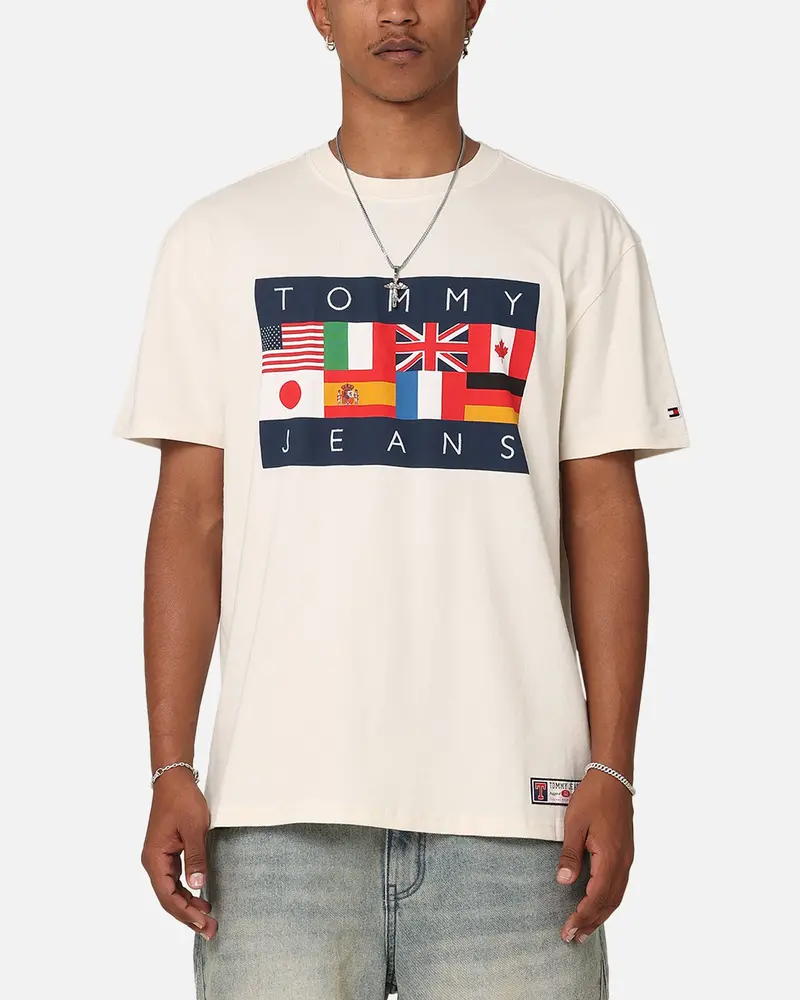 Tommy Jeans Tju Archive Games T-Shirt Ancient White 1