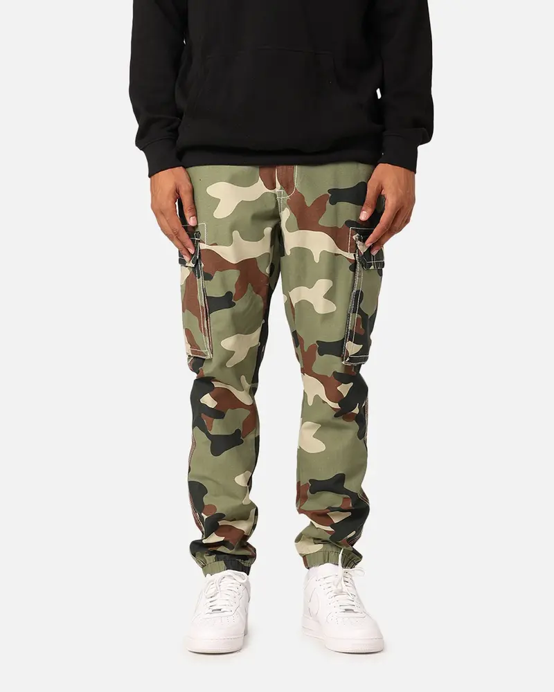 True Religion Big T Cargo Jogger Pants Camo 1