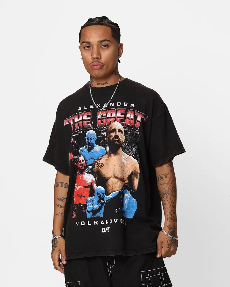 Ufc By 73Studio Alexander The Great Vintage T-Shirt Black Wash 1