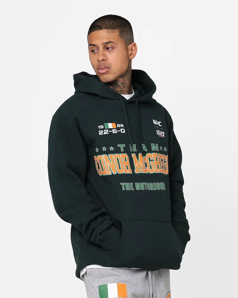 Ufc By 73Studio Conor Mcgregor Team Mcgregor Hoodie Deep Green 1