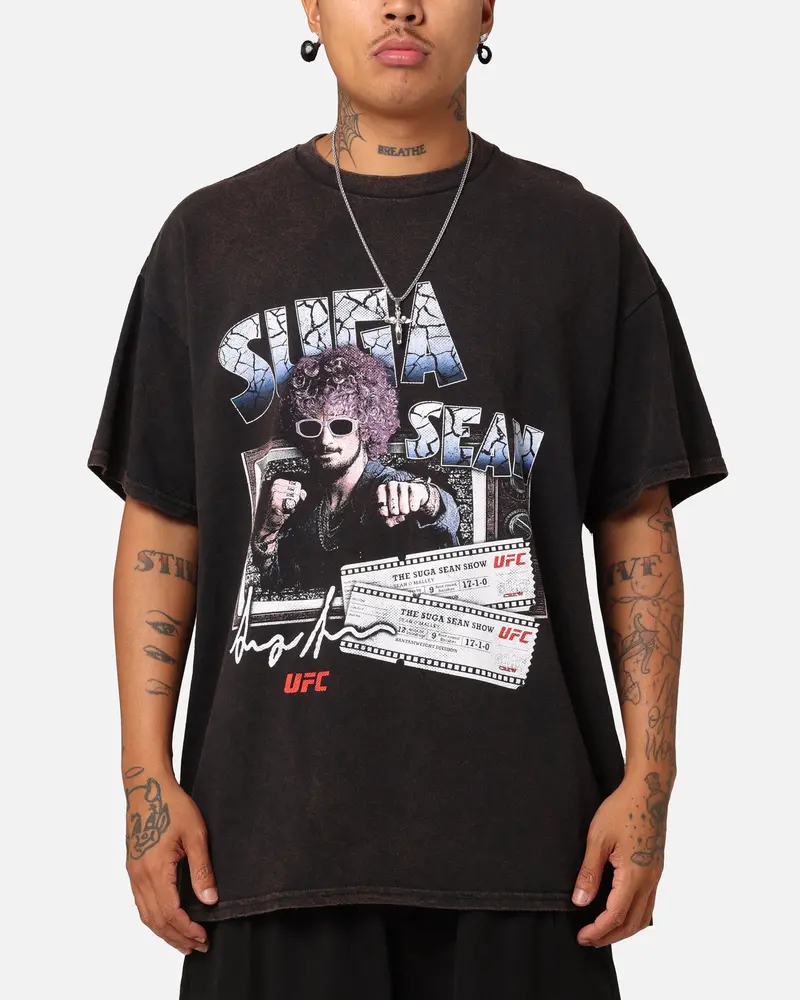 Ufc By 73Studio Suga Show Vintage T-Shirt Black Wash 1