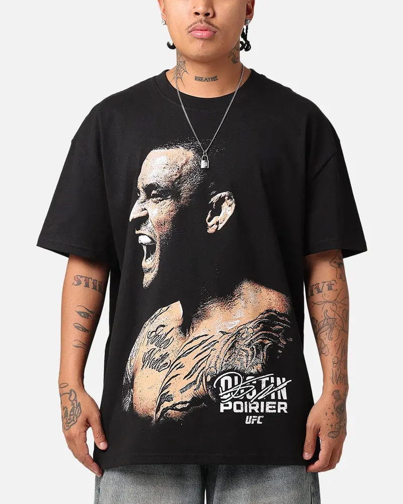 Ufc By Culture Kings Dustin Poirier Heavy T-Shirt Black 1