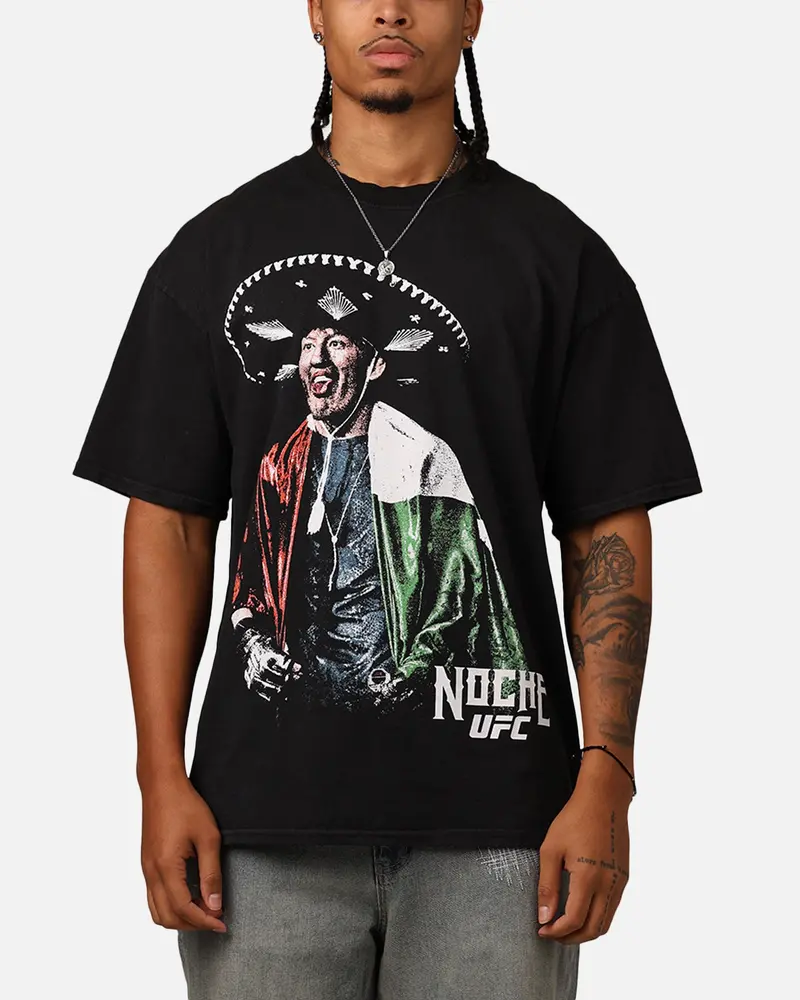 Ufc By Culture Kings Raúl Rosas Jr. Noche T-Shirt Black Acidwash 1
