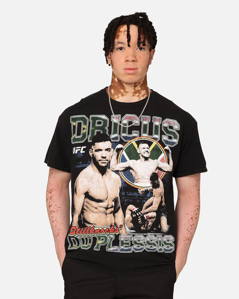 Ufc By Goat Crew Dricus Du Plessis Vintage T-Shirt Black Wash 1