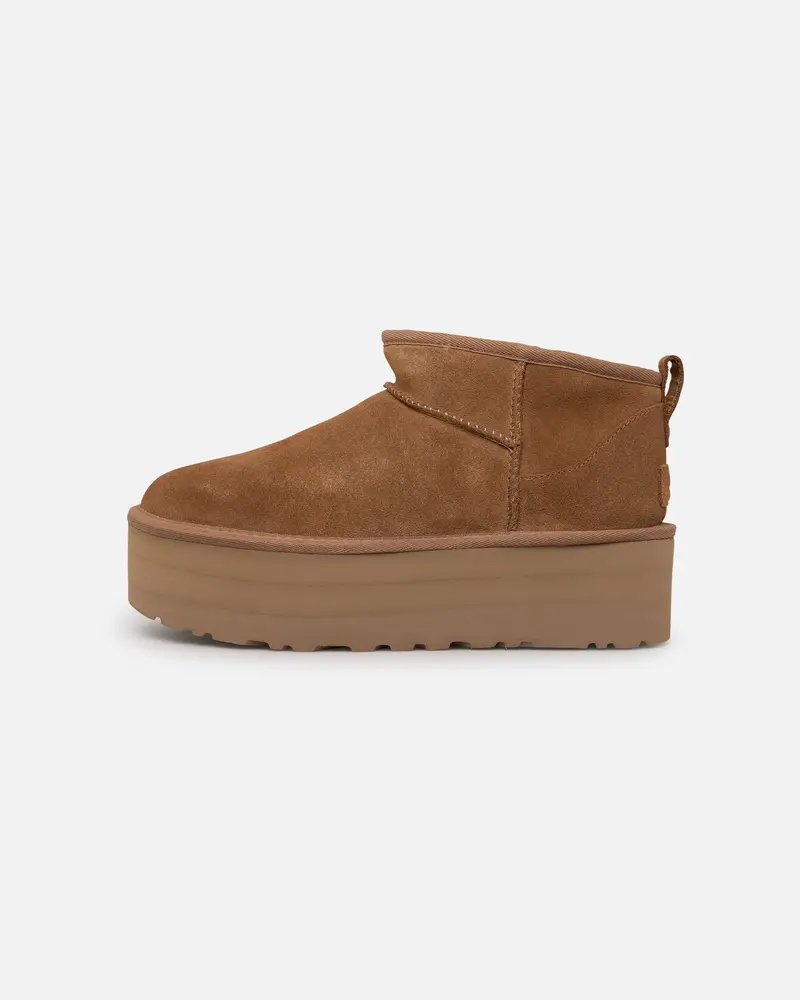 Ugg Boots Women's Classic Ultra Mini Platform Chestnut 1