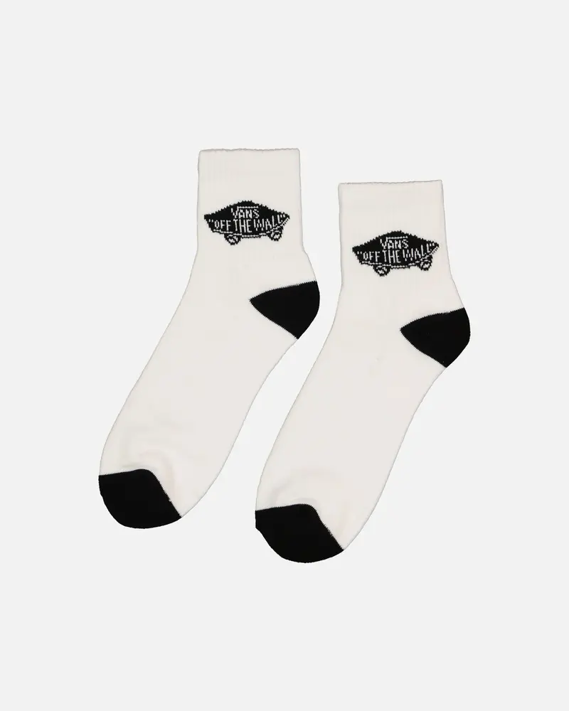 Vans Art Half Crewcut Socks 9.5-13 White 1
