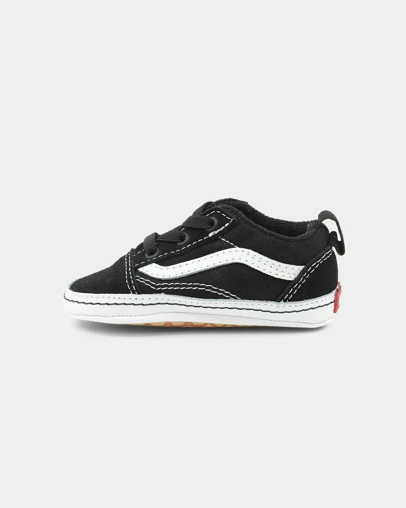 Vans Infants' Old Skool Crib Shoes Black/True White 1
