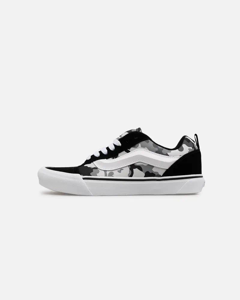 Vans Knu Skool 'Camo' Black/White 1