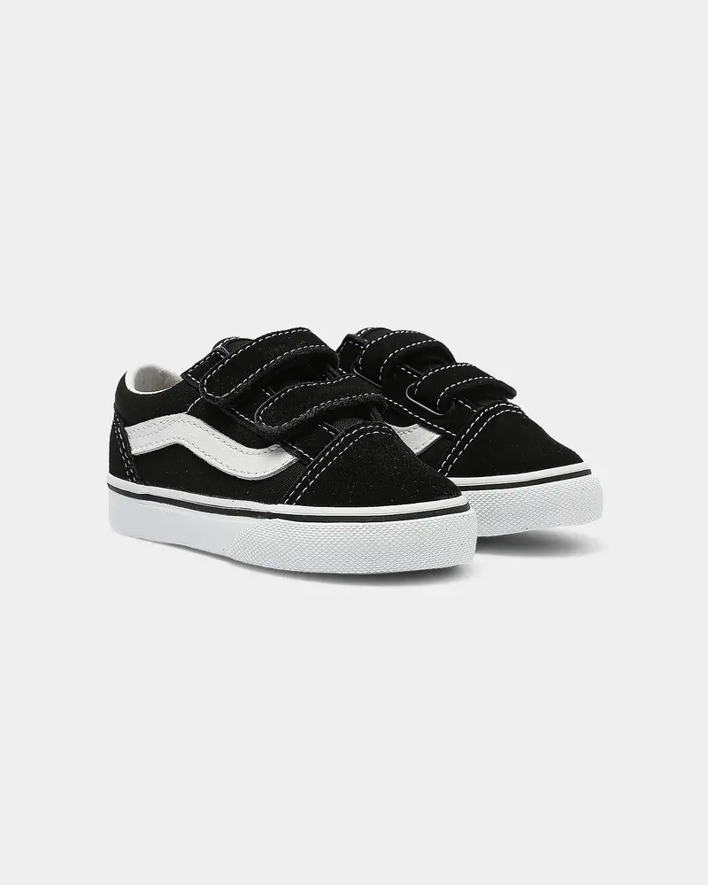 Vans Toddler Old Skool V Black/White 2
