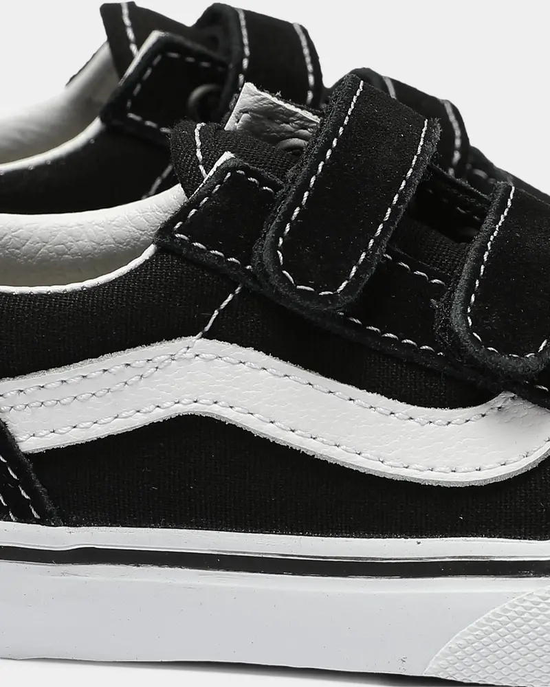 Vans Toddler Old Skool V Black/White 6