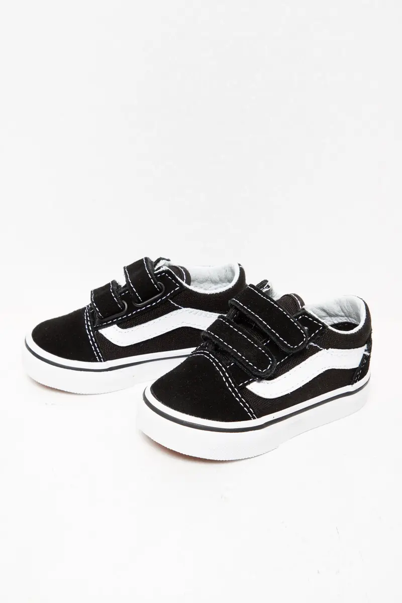 Vans Toddler Old Skool V Black/White 8