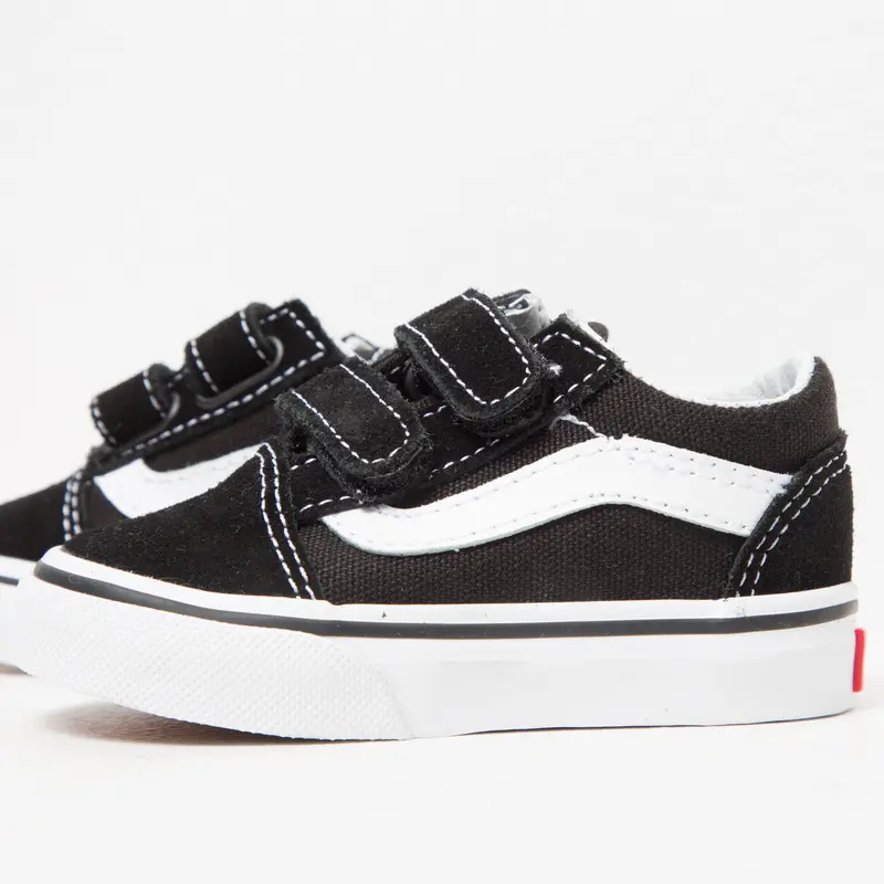 Vans Toddler Old Skool V Black/White 9