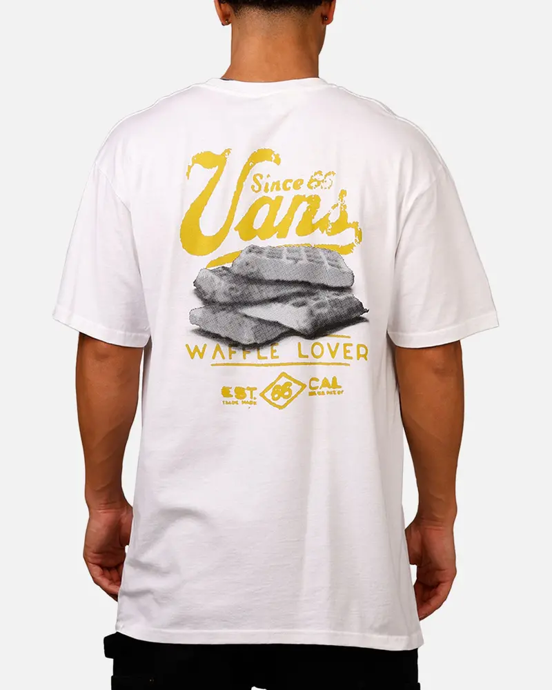 Vans Waffles T-Shirt White 1