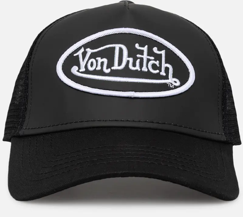 Von Dutch Black Trucker Snapback Black 1