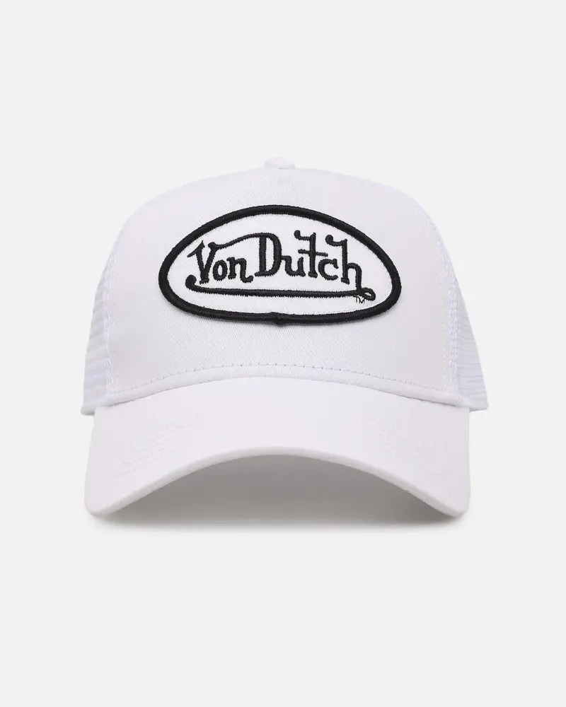 Von Dutch Classic Trucker Snapback White 1