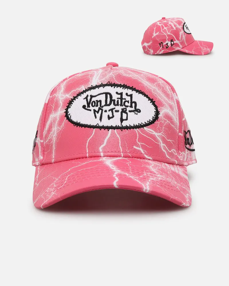 Von Dutch Pink Lightning Trucker Snapback Pink 1